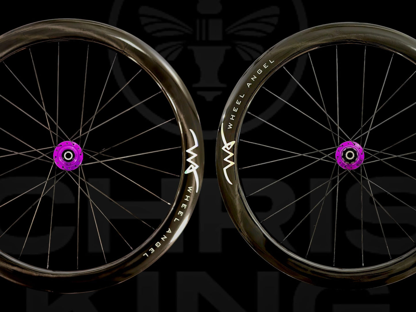 Chris King Carbon Wheelsets Violet