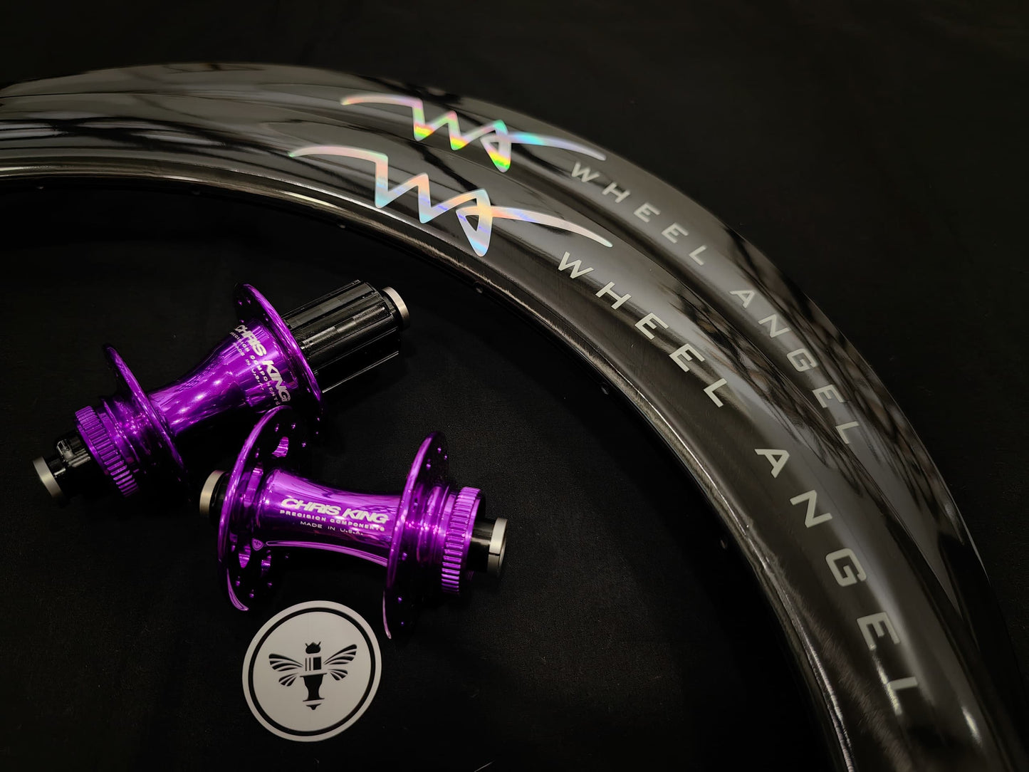 Chris King Carbon Wheelset Violet