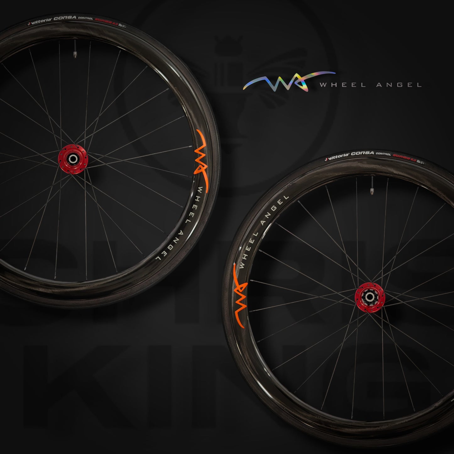 Chris King Carbon Wheelset Red