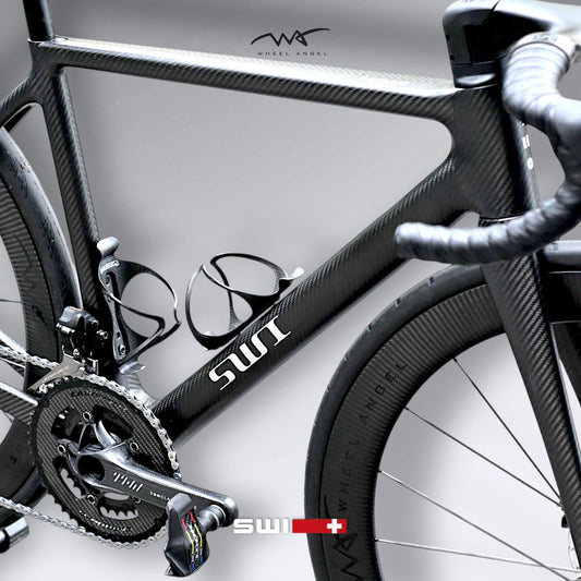 SLX 54 3K Twill Carbon Wheels on SWI Aequus Frame