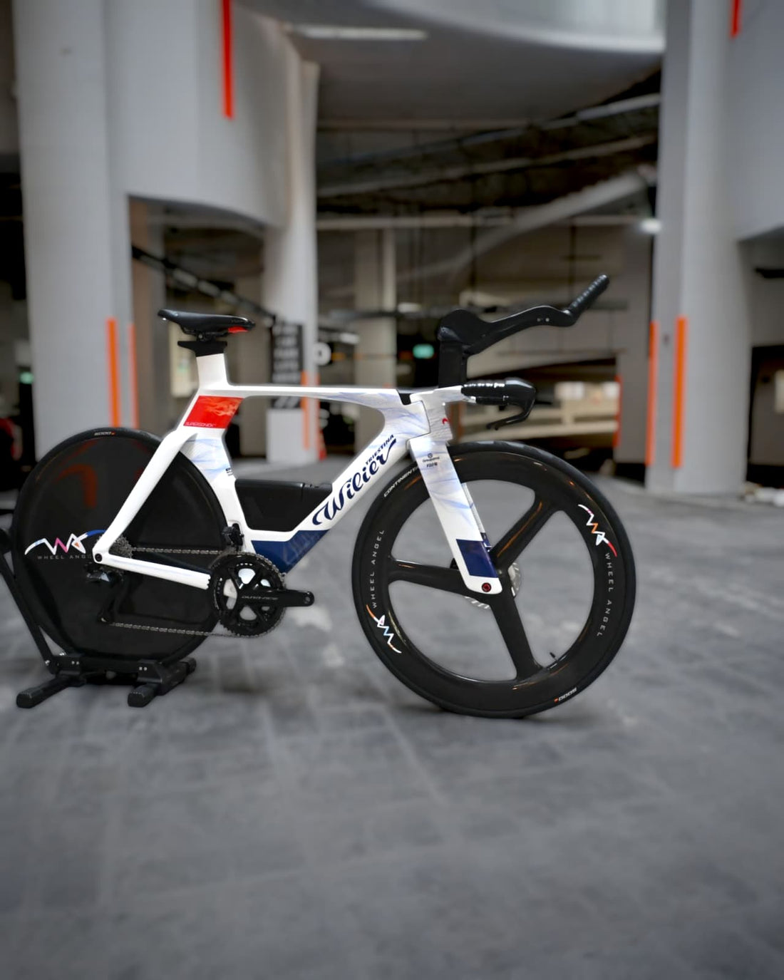 💨 Built to Conquer: The Wheel Angel Disc & Trispoke Setup on the Wilier Supersonica SLR