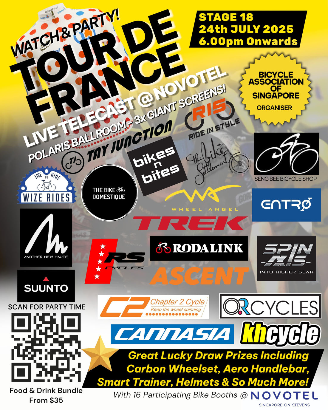 Join Us: Tour de France 2025 Live Telecast in Singapore!